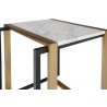 Sunpan Garnet End Table - Top Angle