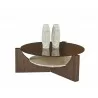 Sunpan Rikardo Coffee Table - Angled with Decor - Sunpan Rikardo Coffee Table - Angled with Decor