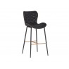 SSunpan Lyla Barstool - Antique Black - Front Side Angle
