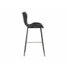 SSunpan Lyla Barstool - Antique Black - Side Angle - SSunpan Lyla Barstool - Antique Black - Side Angle