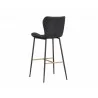 SSunpan Lyla Barstool - Antique Black - Back Side Angle - SSunpan Lyla Barstool - Antique Black - Back Side Angle