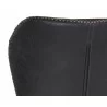 SSunpan Lyla Barstool - Antique Black - Seat Back Closeup - SSunpan Lyla Barstool - Antique Black - Seat Back Closeup