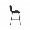 Sunpan Lyla Counter Stool - Antique Black - Side Angle - Sunpan Lyla Counter Stool - Antique Black - Side Angle