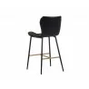Sunpan Lyla Counter Stool - Antique Black - Back Side Angle - Sunpan Lyla Counter Stool - Antique Black - Back Side Angle