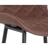 SUNPAN Lyla Barstool - Antique Brown - Seat Detail