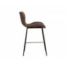 Sunpan Lyla Counter Stool - Antique Brown - Side View - Sunpan Lyla Counter Stool - Antique Brown - Side View