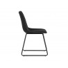 SUNPAN Cal Dining Chair - Antique Black, Brown, Grey, Side Angle