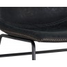 SUNPAN Cal Dining Chair - Antique Black, Brown, Grey, Lower Seat Closeup