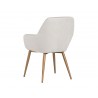 Jayna Dining Armchair - Champagne Gold - Antonio Linen - Back Angle
