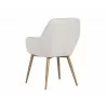 Jayna Dining Armchair - Champagne Gold - Antonio Linen - Back Angle - Jayna Dining Armchair - Champagne Gold - Antonio Linen - Back Angle