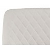 Jayna Dining Armchair - Champagne Gold - Antonio Linen - Seat Back Angle