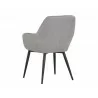 Jayna Dining Armchair - Black - Polo Club Stone - Back Angle - Jayna Dining Armchair - Black - Polo Club Stone - Back Angle