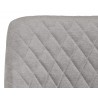 Jayna Dining Armchair - Black - Polo Club Stone - Seat Back Close-up