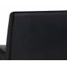 Sunpan Dani Counter Stool - Onyx - Closeup Edge Top Angle - Sunpan Dani Counter Stool - Onyx - Closeup Edge Top Angle