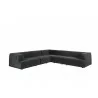 Darren Modular - Left Armchair - Smokescreen - Front View - Darren Modular - Left Armchair - Smokescreen - Front View