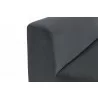 Darren Modular - Armless Chair - Smokescreen - Seat Edge Close-Up - Darren Modular - Armless Chair - Smokescreen - Seat Edge Close-Up