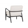 Lyric Lounge Chair - Vintage Vanilla Leather - Back Angle