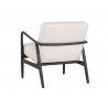 Lyric Lounge Chair - Vintage Vanilla Leather - Back Angle