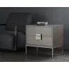 Jade Nightstand - Antique Silver - Ash Grey - Lifestyle - Jade Nightstand - Antique Silver - Ash Grey - Lifestyle