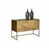 Sunpan Sage Sideboard - Angled with Decor - Sunpan Sage Sideboard - Angled with Decor