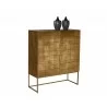 Sunpan Sage Highboard - Angled View with Decor - Sunpan Sage Highboard - Angled View with Decor
