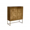 Sunpan Sage Highboard - Angled View