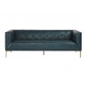 Westin Sofa - Vintage Peacock Leather - Front