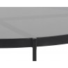  Sunpan Willem Coffee Table - Large - Smoked Glass - Table Ede