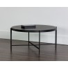 Sunpan Willem Coffee Table - Medium in Oak Veneer - Lifestyle