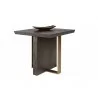 Sunpan Lars End Table - Angled with Decor - Sunpan Lars End Table - Angled with Decor