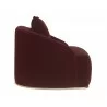 Astrid Armchair - Merlot - Side Angle - Astrid Armchair - Merlot - Side Angle