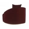 Astrid Armchair - Merlot - Back Angle - Astrid Armchair - Merlot - Back Angle