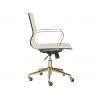 Jessica Office Chair - White - Side Angle