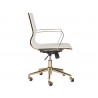 Jessica Office Chair - White - Side Angle