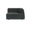 Darren Modular - Right Armchair - Smokescreen - Sdie Angle - Darren Modular - Right Armchair - Smokescreen - Sdie Angle