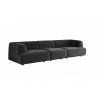 Darren Modular - Right Armchair - Smokescreen - Right Angled View - Darren Modular - Right Armchair - Smokescreen - Right Angled View
