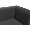 Darren Modular - Right Armchair - Smokescreen - Seat Corner Close-Up