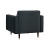 Yosi Armchair - Smokescreen - Back Angle