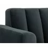 Yosi Armchair - Smokescreen - Seat Arm Close-up - Yosi Armchair - Smokescreen - Seat Arm Close-up