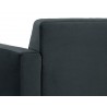Yosi Armchair - Smokescreen - Back Angle Close-up