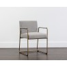 Balford Dining Armchair - Arena Cement - Lifestyle