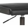 Davis Office Chair - Black - Onyx - Seat Close-up - Davis Office Chair - Black - Onyx - Seat Close-up