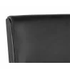 Davis Office Chair - Black - Onyx - Seat Back Close-up - Davis Office Chair - Black - Onyx - Seat Back Close-up