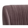 Nevin Dining Chair - Blush Purple/Merlot/Polo Club Muslin/Shadow Grey, Closeup View