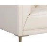 Westin Sofa - Vintage Vanilla Leather - Leg Close-Up