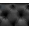 Westin Sofa - Vintage Black Night Leather - Seat Close-Up - Westin Sofa - Vintage Black Night Leather - Seat Close-Up