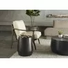 Sunpan Creed Side Table In Gunmetal - Lifestyle - Sunpan Creed Side Table In Gunmetal - Lifestyle