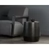 Sunpan Creed Side Table In Gunmetal - Lifestyle - Sunpan Creed Side Table In Gunmetal - Lifestyle
