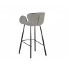Waldo Barstool - Nightfall Black / November Grey - Back Angle - Waldo Barstool - Nightfall Black / November Grey - Back Angle