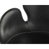 Waldo Barstool - Nightfall Black / November Grey - Seat Close-up